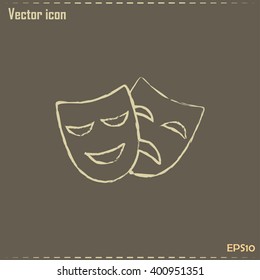 facial mask symbol