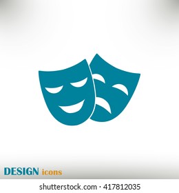 facial mask symbol