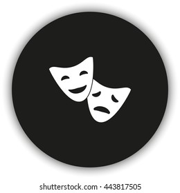 Facial mask symbol.