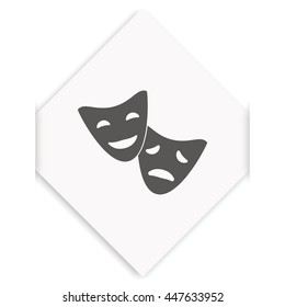 Facial mask symbol.