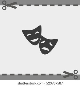 Facial mask symbol.