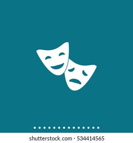 Facial mask symbol.