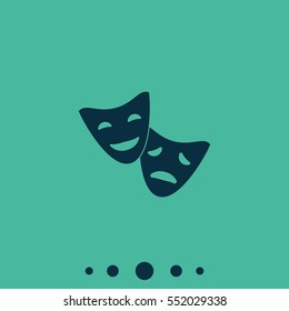 Facial mask symbol.