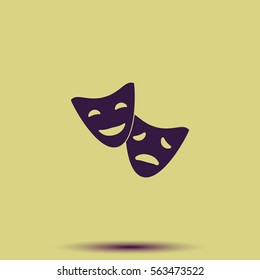 Facial mask symbol.