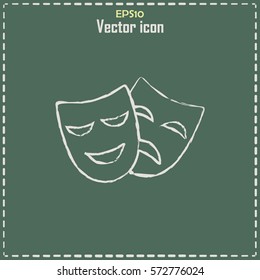 facial mask symbol