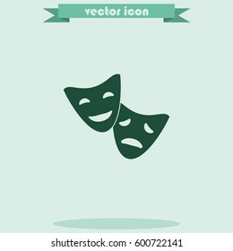 Facial mask symbol.