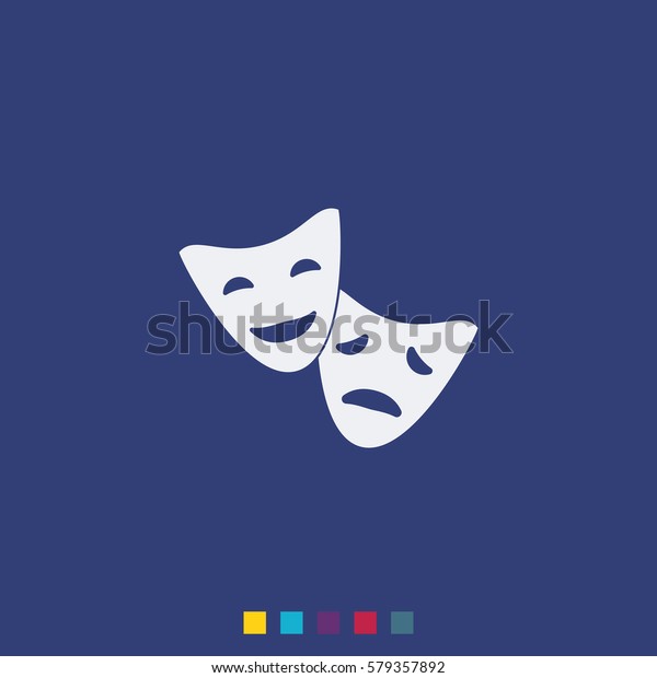 Facial Mask Symbol Stock Vector (Royalty Free) 579357892