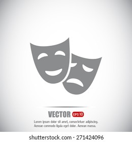 facial mask symbol vector illustration