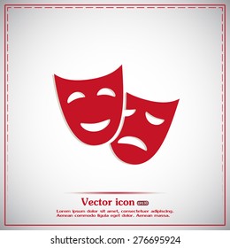 facial mask symbol vector illustration