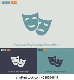 facial mask symbol vector illustration