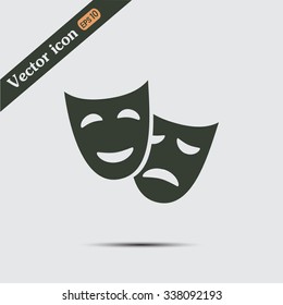 facial mask symbol vector illustration