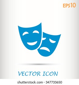 facial mask symbol vector illustration