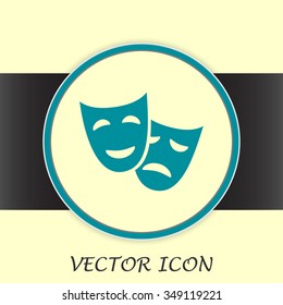 facial mask symbol vector illustration