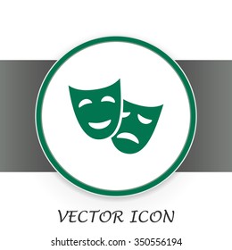 facial mask symbol vector illustration