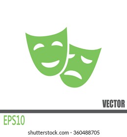 facial mask symbol vector illustration