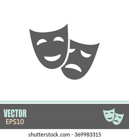 facial mask symbol vector illustration