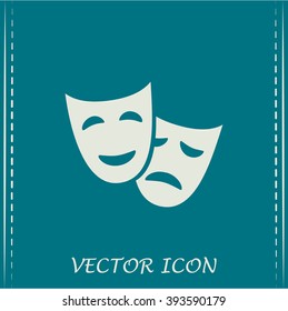 facial mask symbol vector illustration