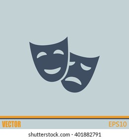 facial mask symbol vector illustration