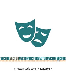 facial mask symbol vector illustration