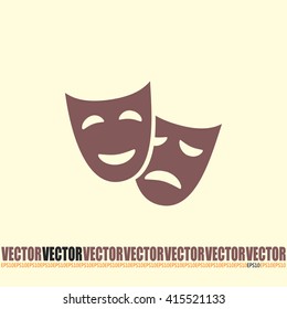 facial mask symbol vector illustration