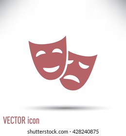 facial mask symbol vector illustration