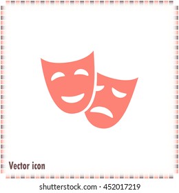 facial mask symbol vector illustration