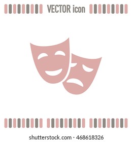 facial mask symbol vector illustration
