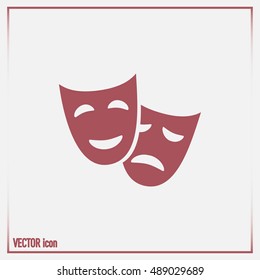 facial mask symbol vector illustration