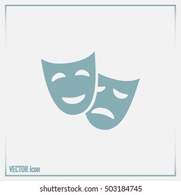facial mask symbol vector illustration