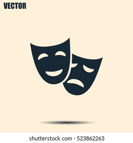 facial mask symbol vector illustration
