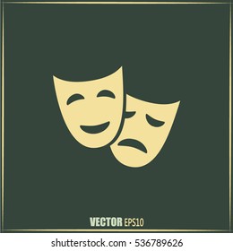facial mask symbol vector illustration
