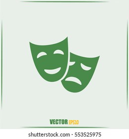 facial mask symbol vector illustration