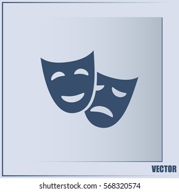 facial mask symbol vector illustration
