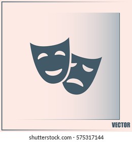 facial mask symbol vector illustration