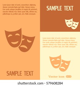 facial mask symbol vector illustration