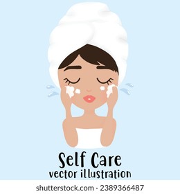Facial Mask, woman face, self care, Skin care
