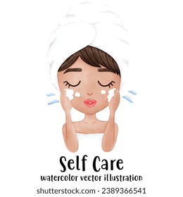 Facial Mask, woman face, self care, Skin care