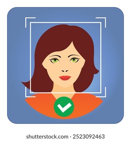 Concepto de sistema de reconocimiento facial, Identificación biométrica