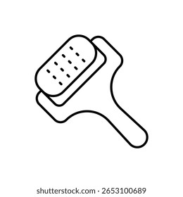 Icono de rodillo facial Vector Ilustración de stock