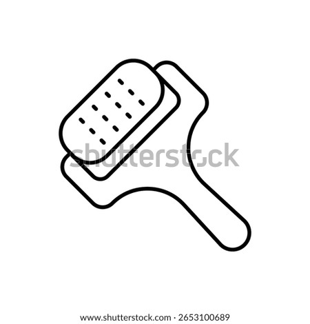 Facial Roller Icon vector stock illustration