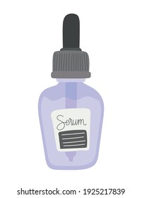 facial serum over a white background vector illustration design