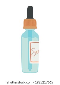 facial serum in a white background vector illustration design