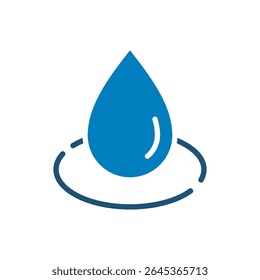 facial skin hydration icon vector design in trendy style