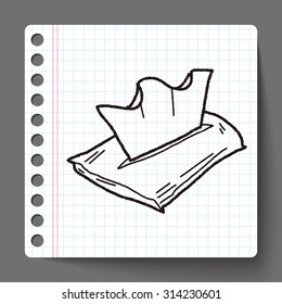 facial tissue doodle