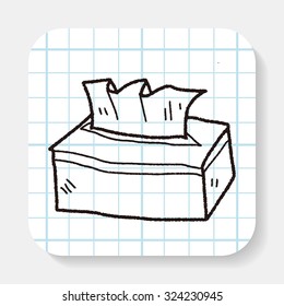 facial tissue doodle