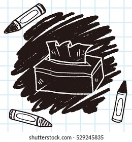 facial tissue doodle