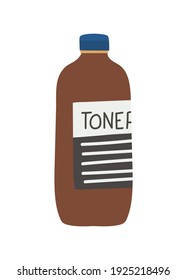 facial tonic over a white background vector illustration design