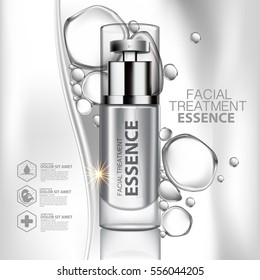 Facial Treatment Essence Skin Care Cosmetic.