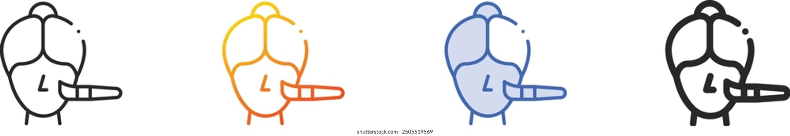 facial treatment icon.Thin Linear, Gradient, Blue Stroke and bold Style Design Isolated On White Background