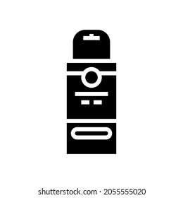 facial wax plates package glyph icon vector. facial wax plates package sign. isolated contour symbol black illustration